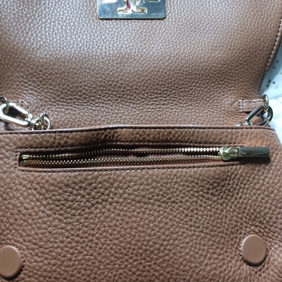 Tory Burch Camel Leather Crossbody Bag - Picture 4 of 15